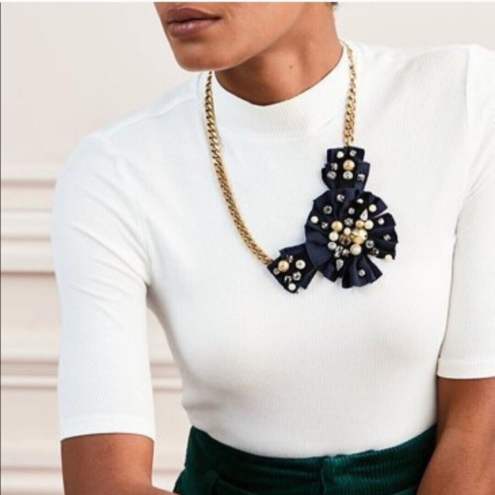 Stella &amp;‎ Dot The French Twist Statement Necklace Blue
